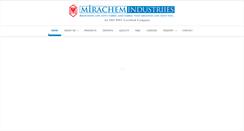 Desktop Screenshot of mirachemindustries.com